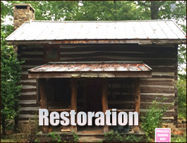 Historic Log Cabin Restoration  Cuyahoga Falls, Ohio